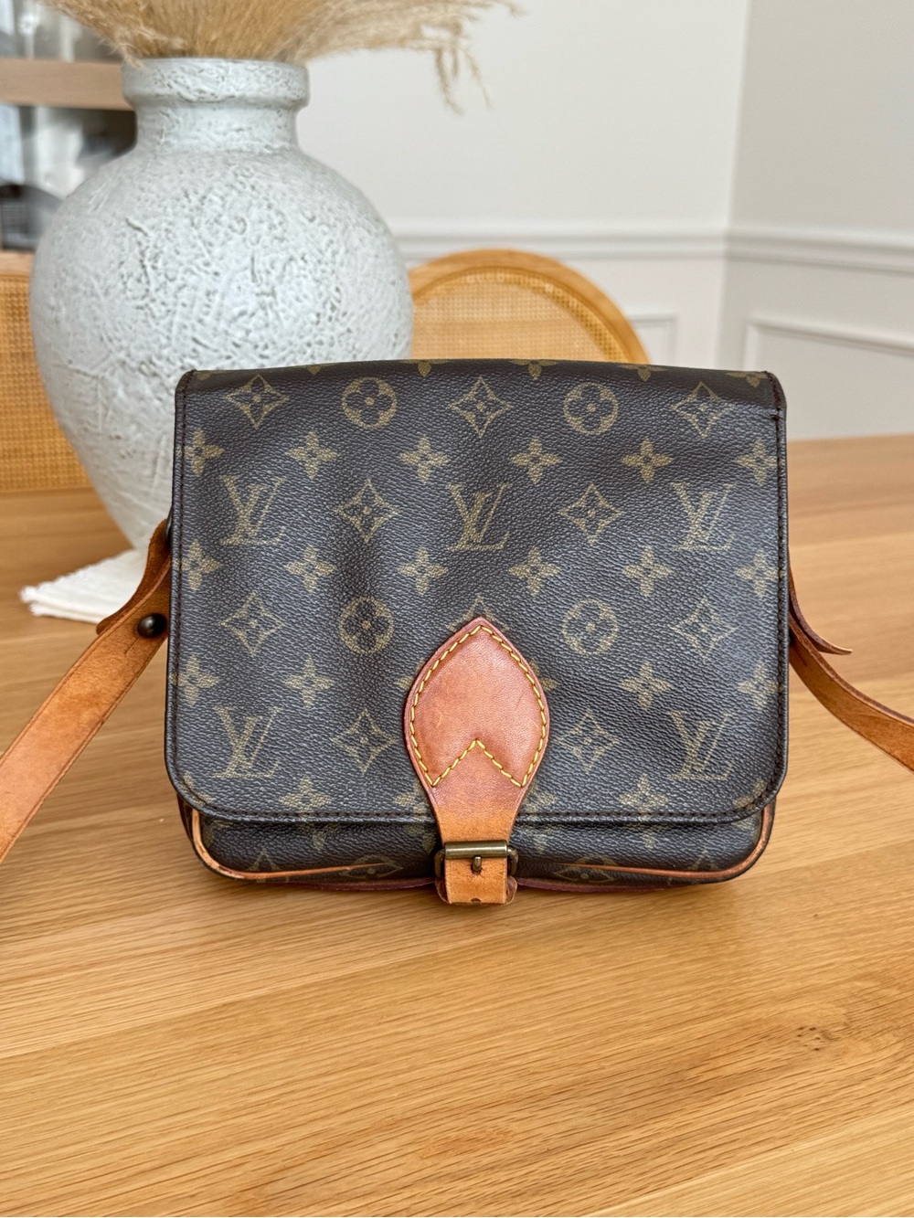 ✅AUTH✅LOUIS VUITTON CROSSBODY CARTOUCHIERE MM BAG